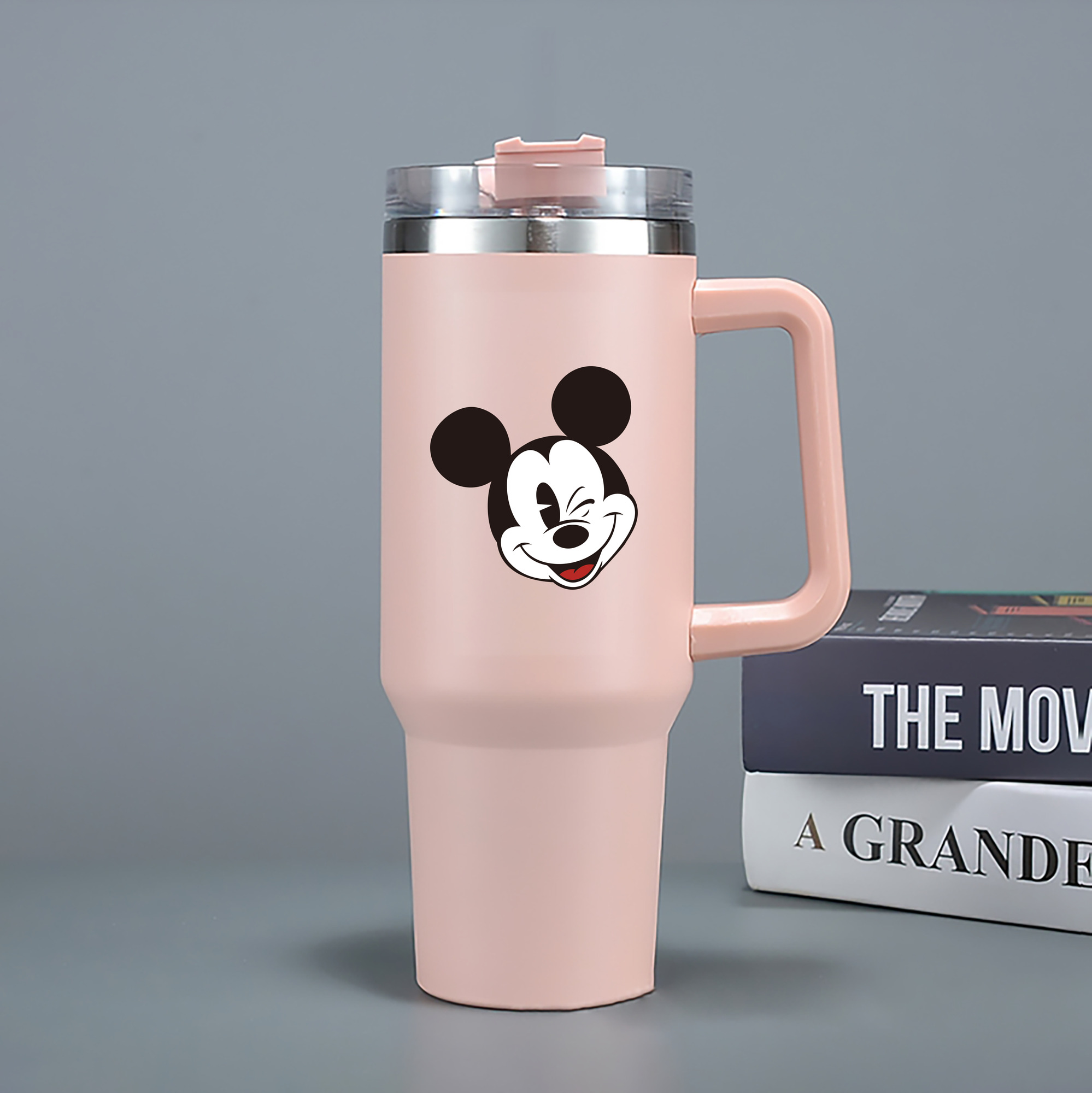 （画像用） ミッキーマウス Mickey Mouse 1200mL車用タンブラー（カラープリント）
